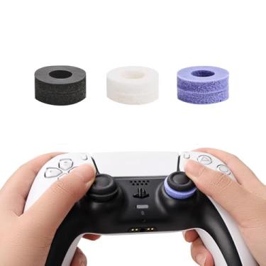 Imagem de YOKRWO 6 Precision Rings for Xbox, Precision Rings for PS5, Gaming Accessories for Playstation 5 Accessories, for for Xbox Accessories, for PS5 Accessories(Black/White/Purple)