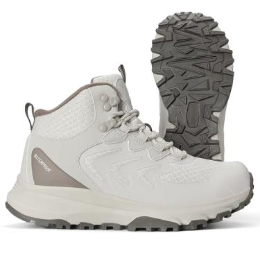 Imagem de Botas femininas à prova d'água leves e confortáveis para trilhas, caminhadas ao ar livre