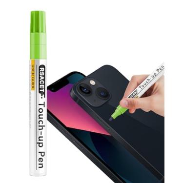 Imagem de Caneta de tinta de retoque Midnight SP39 para iPhone 13/13 Mini - Correspondência de cor exata para arranhões na moldura, kit de reparo de arranhões de secagem rápida com ponta de substituição, fácil