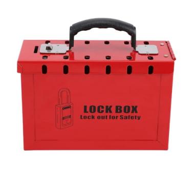 Imagem de ZJchao Kit de Etiquetagem de Bloqueio, Fechaduras de Etiquetagem de Bloqueio Conjunto de Cadeados de Segurança 12 Peças 38mm Com Caixa e 24 Chaves para Kits de Etiqueta de Elétrico