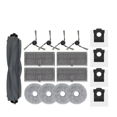 Imagem de Compatible With Dreame X40 Ultra, X40 Pro, S30 Pro Ultra Parts Accessories Main Side Brush Hepa Filter Mop Cloth Dust Bag Replacement(17pcs)