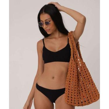 Imagem de Top Biquíni Textura Bojo Removível Marisa-25075, Preto, G