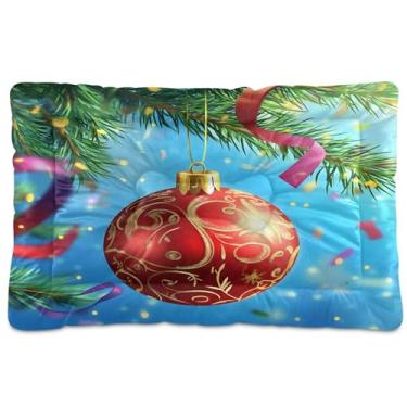 Imagem de SEHANY Cama de bola de Natal para cães e gatos com fundo antiderrapante, cama de canil, colchão macio para animais de estimação, lavável, almofada de cama para cães pequenos, médios e grandes, gatos