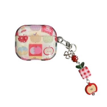 Imagem de GUAYQAT Capa de fone de ouvido para Airpods 4, linda capa protetora de TPU moderna estilo de estampa de melancia Apple compatível com AirPods 4ª geração para meninas, meninos e mulheres (Apple)