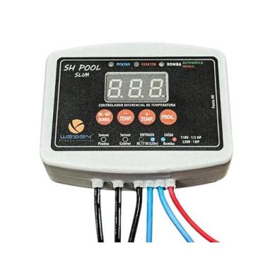 Imagem de CONTROLADOR DIFERENCIAL DE TEMPERATURA SHPOOL SLIM - Automatização de 