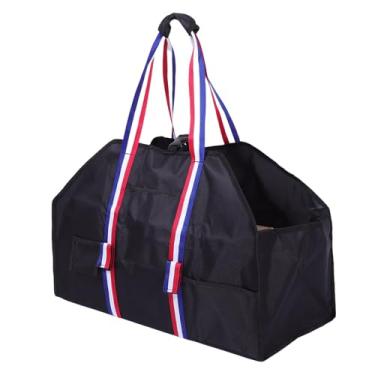Imagem de XUXHOU Transportador de Lenha de 24x12x10 Polegadas Com Design de Transporte de Machado, Bolsa de Suporte de Tronco de Tecido Oxford 600D para Acampamento Ao Ar Livre Interno, Churrasco e Lareira