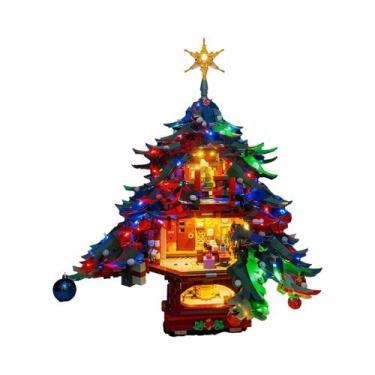 Imagem de Kit De Iluminação LED Para Modelo De Árvore De Natal Lego 41843 Compat