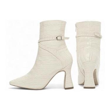 Imagem de Bota Bico Fino Cano Médio Feminina AVS 43.007B Tamanho:39;Cor:;Genero:Feminino-Feminino