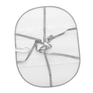 Imagem de TOPPERFUN Escorredor de roupas de malha dobrável, rede de secagem retangular, cinza, secador, portátil, para camisetas e suéteres para uso doméstico e em viagens