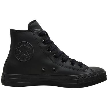 Imagem de Tênis All Star Converse Cano Alto Preto Couro Sintético-Masculino