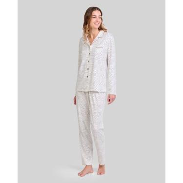 Imagem de Pijama Poá Aberto - Lohe, Cinza aço, XG