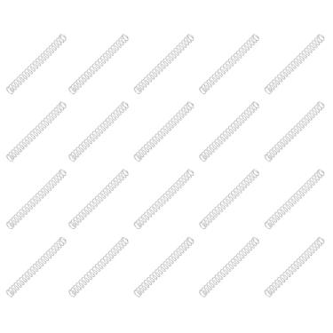Imagem de PATIKIL Mola de compressão 0,3 mm de diâmetro do fio x 3 mm OD x 30 mm C, 20 peças de extensão mecânica de aço inoxidável 304 molas pequenas kit sortido para lojas e reparos domésticos