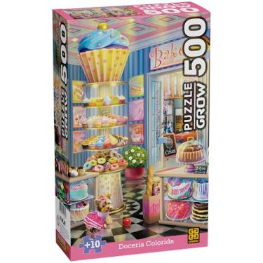 Imagem de Quebra-Cabeça 500 Peças - DOCERIA COLORIDA - Grow