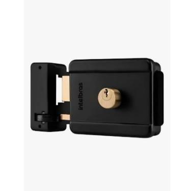 Imagem de Fechadura eletrica de cilindro ajustavel fx 2000 aj pt - intelbras