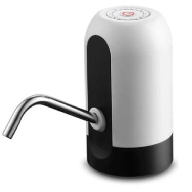 Imagem de Dispensador Bomba de Água Elétrica USB para Galão com Torneira Portátil para Garrafão