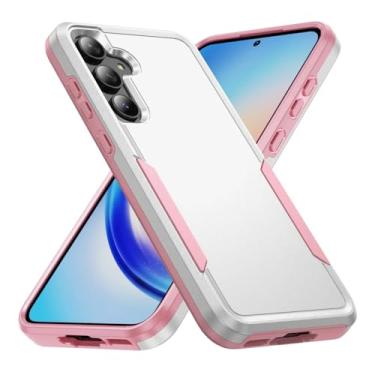 Imagem de Capa protetora Armor para Samsung Galaxy S24 Fe S22 S23 Plus S25 Ultra A06 A16 A56 A55 A35 A15 (para Galaxy S23 Plus/Branca)