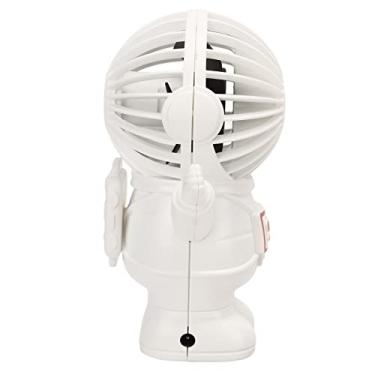 Imagem de Zopsc Mini Ventiladores Portáteis Com Carregamento Usb, Aparência Bonita e Confortável de Astronauta para Viagens de Escritório Ao Ar Livre, Design Portátil Pequeno