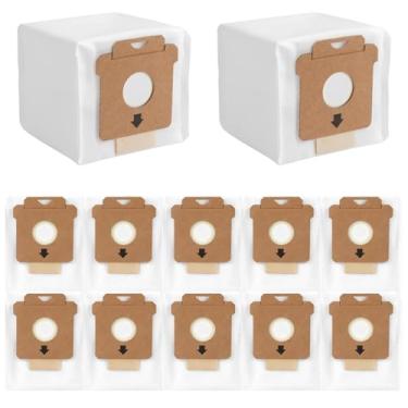 Imagem de Pacote com 12 sacos de pó CF Clean Fariy compatíveis com iRobot Roomba Q0520 104/105/106/108/1010/1020 Combo Plus 405 504 Vac 505/507 Combo Max 705/707 e todas as séries i/e/j