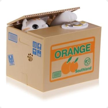 Imagem de Cofrinho Eletrônico Infantil - Brinquedo Educativo Gatinho Rouba Moedas Sortido