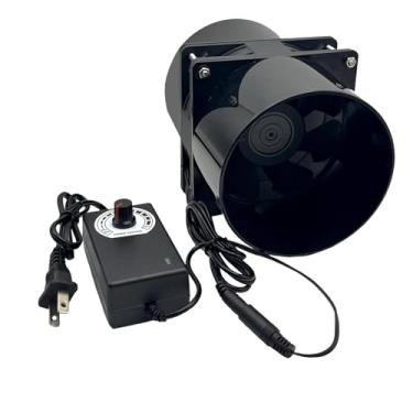 Imagem de Bothyi Ventilador de exaustão para impressora 3D com remoção de fumos, com parafusos e controlador de velocidade. Extrator de fumaça para soldagem, projetos, 5 Inch Double Flange