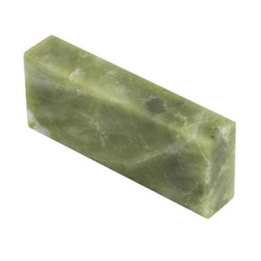 Imagem de GLOGLOW Afiador de Facas, Pedra de Amolar #10000/#8000, Verde/branco, 5x2x1cm, Ferramenta de Polimento Portátil para Facas de Cozinha e Tesouras Faca de Pedra Natural Nan (Malha verde jade 10000)