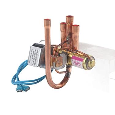 Imagem de GLOGLOW Válvula de Ar Condicionado Válvula Reversora de Quatro Vias, Material de Cobre, 1,5P-2P, Operação de Baixa Pressão, Economia de Energia, para Sistemas de Bomba de Calor HVAC Componentes de