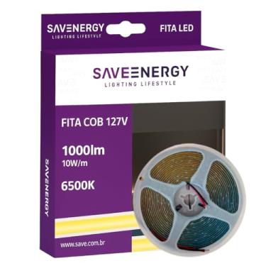 Imagem de Fita LED COB 127V 10W/m 6500K 10m IP20 Save Energy