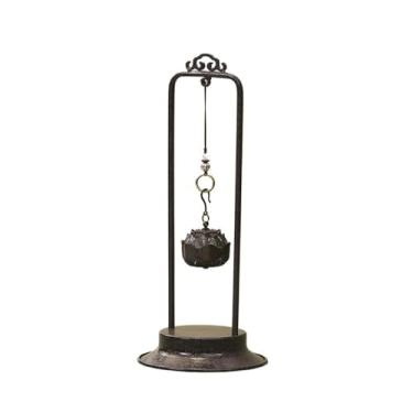 Imagem de porta-vara de incenso Queimador de incenso estilo antigo para cerimônias chá em ambientes internos e decoração queimador suspenso para aromaterapia