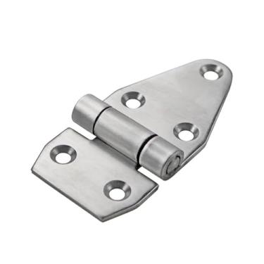 Imagem de Dobradiça de aço inoxidável para congelador, dobradiça aberta, engrossada, pesada, para gabinete, 1 peça (aço inoxidável 304)