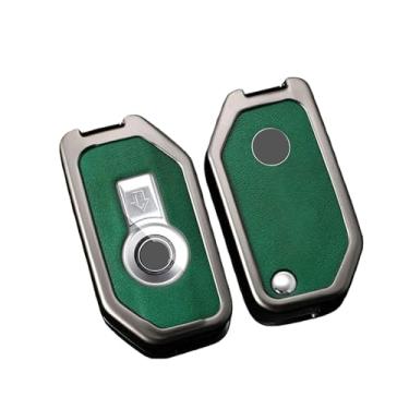Imagem de Capa Protetora Para Chave De Motocicleta, Compatível Com Bmw R1250gs Adv Waterbird F850c400gt750gt, Controle Remoto, Acessório De Suporte Para Carro(E-type gun Green single shell,Packing Box)