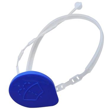 Imagem de Click&Fit Tampa do reservatório de fluido do lavador de para-brisa compatível com Mazda - tampa de garrafa do tanque de água do carro substitui KD3567483, azul