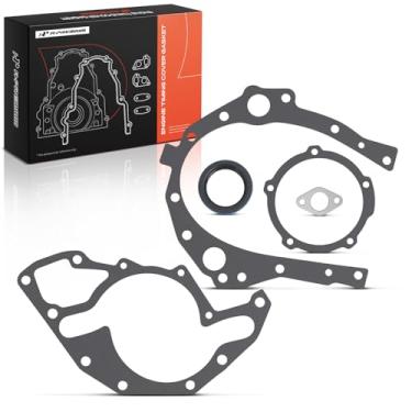 Imagem de A-Premium Conjunto de juntas de tampa de sincronização do motor compatível com Chevrolet Equinox, Malibu, Impala, Camaro & Buick Regal & GMC S15 & Isuzu Pickup & Oldsmobile Achieva & Pontiac 6000