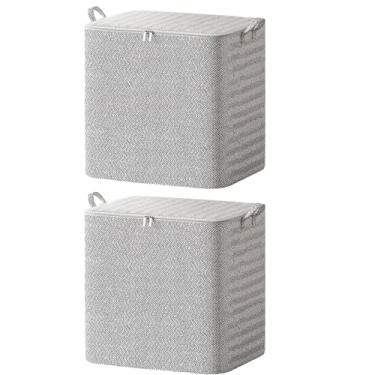 Imagem de Cestos de Armazenamento para Casa Organizadores Armário e Caixa Nova Cesta Organização Roupas Grande Capacidade 2024 Sacola Brinquedos Economizar Espa