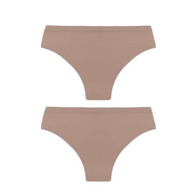 Imagem de Kit/2 calcinha trifil co 1971, G, Bege