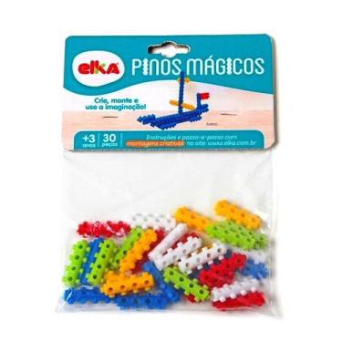 Imagem de Brinquedo Para Montar Pinos Magicos 30 Pecas - Elka