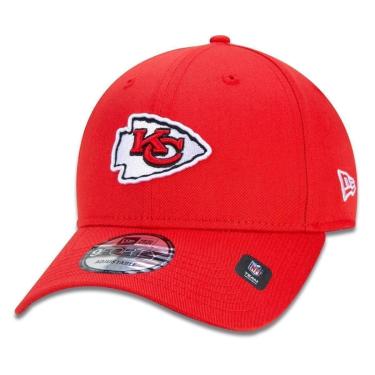 Imagem de BONE 9TWENTY STRAPBACK ABA CURVA KANSAS CITY CHIEFS SPORT ABA CURVA SNAPBACK VERMELHO ESCURO NEW ERA-Masculino