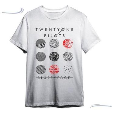 Imagem de Camiseta Basica Blurryface Twenty One Pilots Banda Musica - ABS, G, Br
