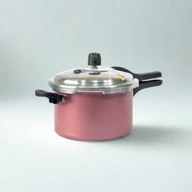 Imagem de Panela de Pressão antiaderente 4,5 lts, Fechamento Externo cor ROSE - Não Gruda