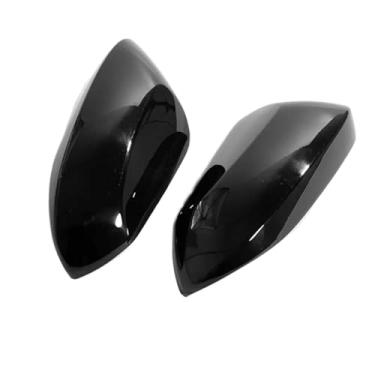 Imagem de Compatível com Toyota Corolla 2019 2020 2021 2022 Tampa do espelho retrovisor lateral do carro Tampa da asa Porta externa Caixa da carcaça Guarnição ABS Fibra de carbono(Gloss BIack)