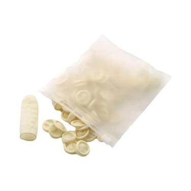 Imagem de Luvas Protetoras De Dedo Em Látex Estéreis Descartáveis Sem Pó Para Ki