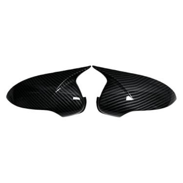 Imagem de Tampa lateral do espelho retrovisor compatível com Benz E-Class W211 2006-2008 Acessórios para carro(Carbon Look)