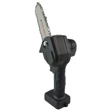 Imagem de Mini Motoserra Eletrica Sem Fio De Mao Serra Madeira Poda Jardim Mecan