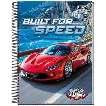 Imagem de CADERNO UNIVERSITÁRIO C/D ESPIRAL GARAGE 20 MATÉRIAS 320 FLS GOFRADO