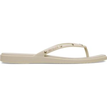 Imagem de Chinelo Crocs Miami Studded Flip Almond Tint-Feminino