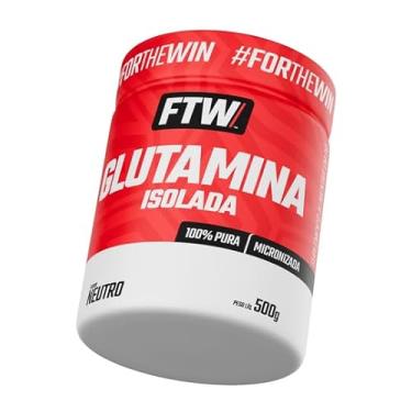 Imagem de FTW Glutamina Micronizada Isolada 100% Pura com L-Glutamina Sem Aditivos, Suplemento Aminoácido para Dietas Específicas, Alta Solubilidade – Pote 500g
