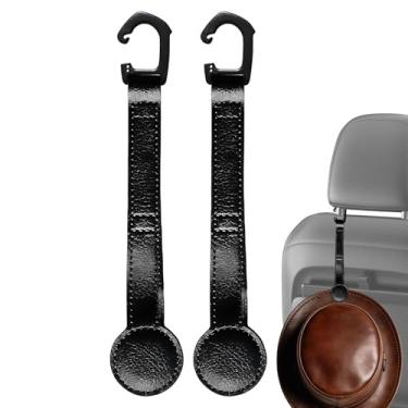 Imagem de Suporte Para Chapéu Cowboy De,2 Peças Suporte Magnético Para Chapéu No Assento,Porta Clipe De Acessório Para Veículo - Para Interior De Caminhonete SUV Pickup Com Óculos De