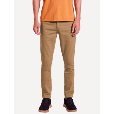 Imagem de Calça Reserva Jeans Masculina Skinny Color Five Pockets Cáqui-Masculino