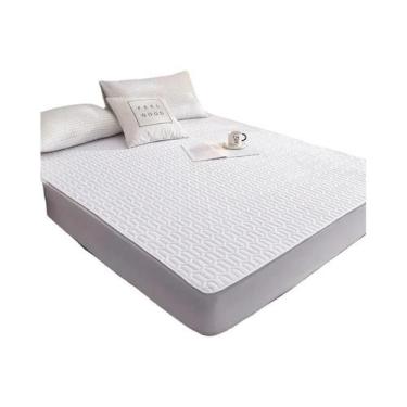Imagem de Protetor De Colchão De Látex Acolchoado Impermeável E Amigo Da Pele 15