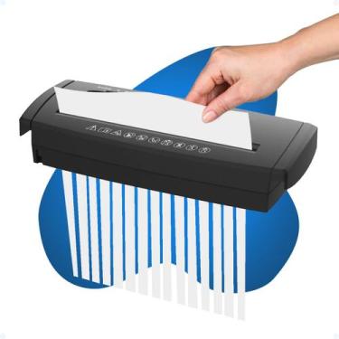 Imagem de Triturador De Papel Profissional Em Tiras Até 6 Folhas 80g - Aitek