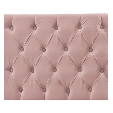 Imagem de Cabeceira Sofia 90 Cm Solteiro Suede Rosê
